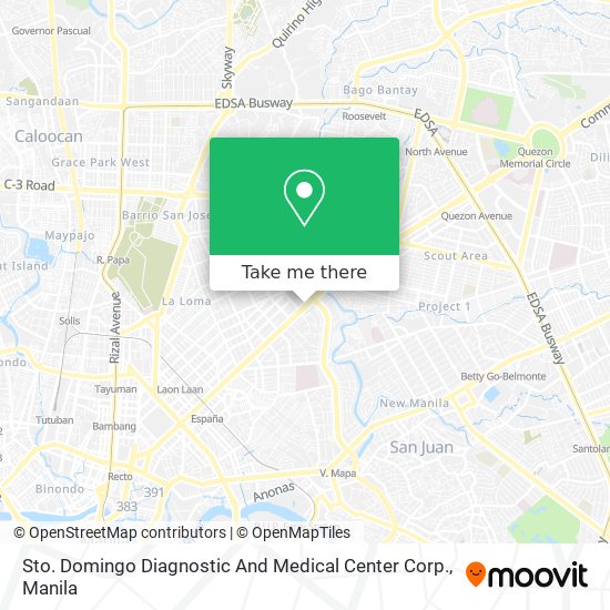 Sto. Domingo Diagnostic And Medical Center Corp. map