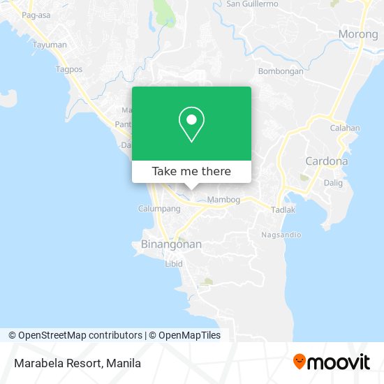 Marabela Resort map