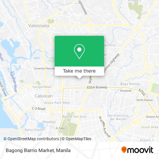 Bagong Barrio Market map