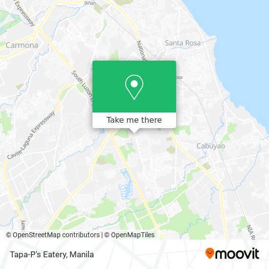Tapa-P's Eatery map