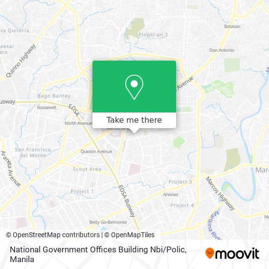 National Government Offices Building Nbi / Polic map