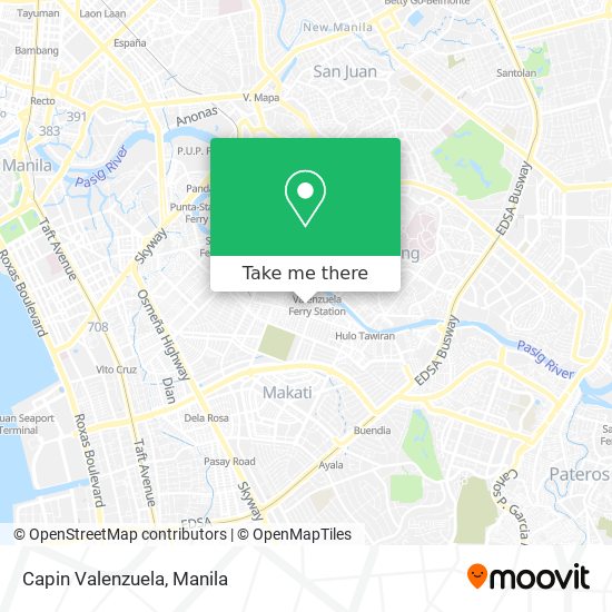 Capin Valenzuela map
