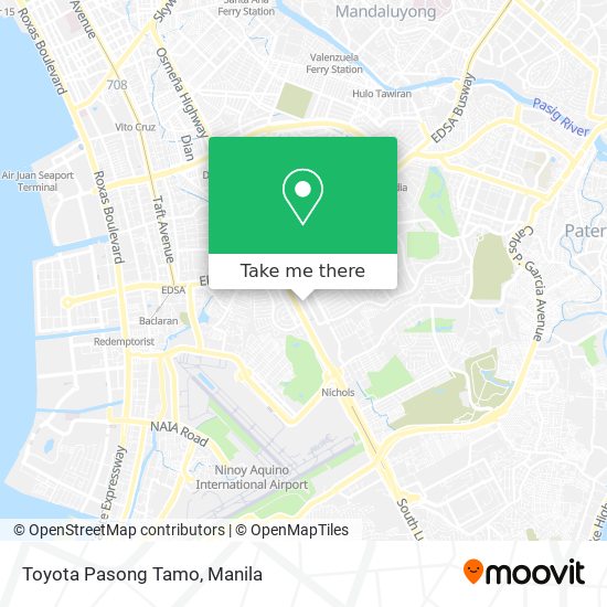 Toyota Pasong Tamo map