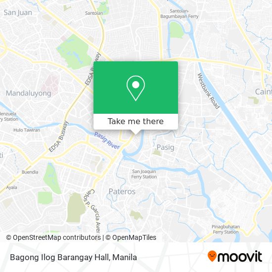 Bagong Ilog Barangay Hall map