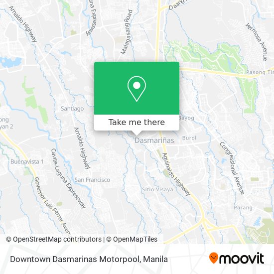 Downtown Dasmarinas Motorpool map