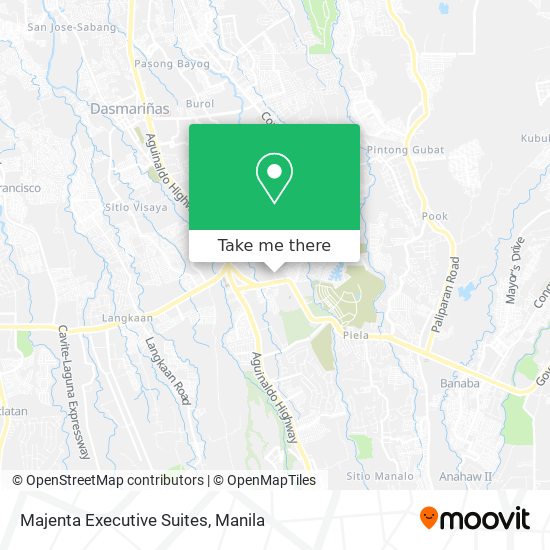 Majenta Executive Suites map