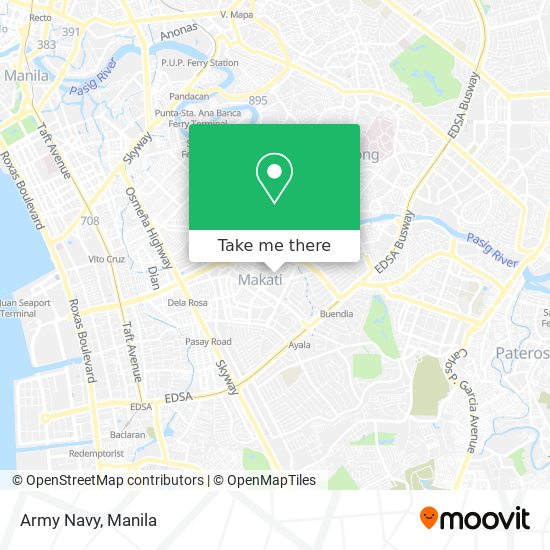 Army Navy map