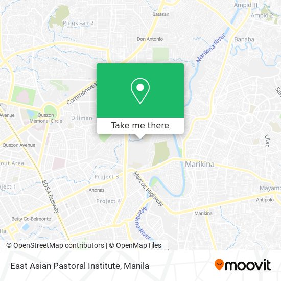 East Asian Pastoral Institute map