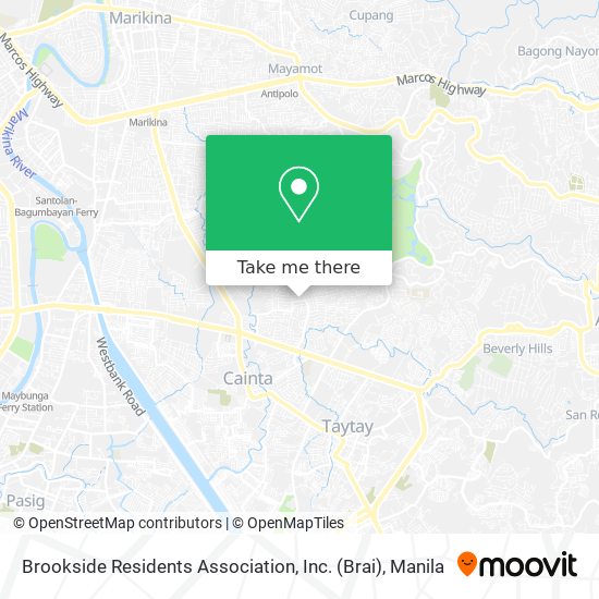 Brookside Residents Association, Inc. (Brai) map