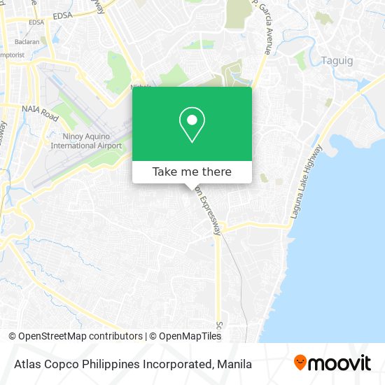 Atlas Copco Philippines Incorporated map