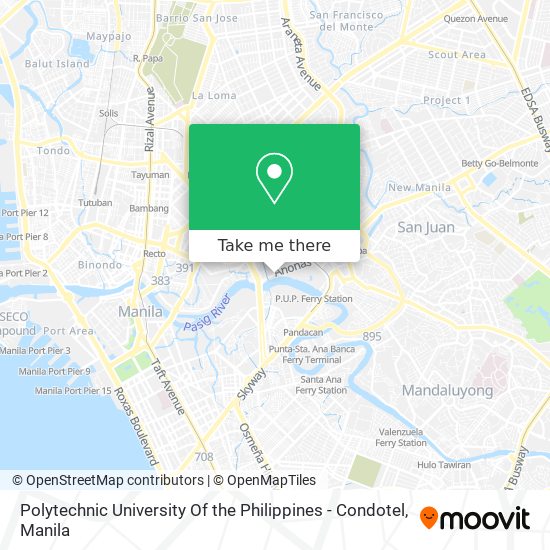 Polytechnic University Of the Philippines - Condotel map