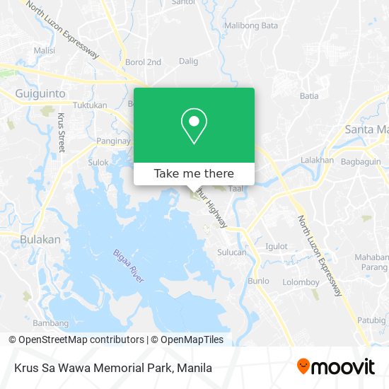 Krus Sa Wawa Memorial Park map