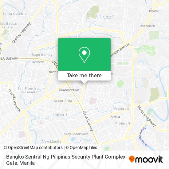 Bangko Sentral Ng Pilipinas Security Plant Complex Gate map