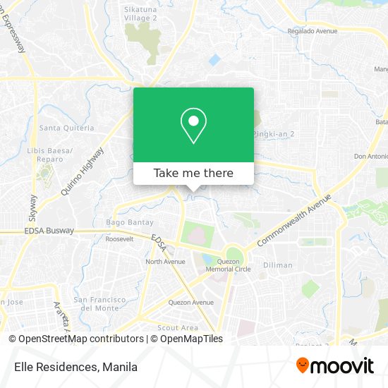 Elle Residences map