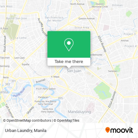 Urban Laundry map