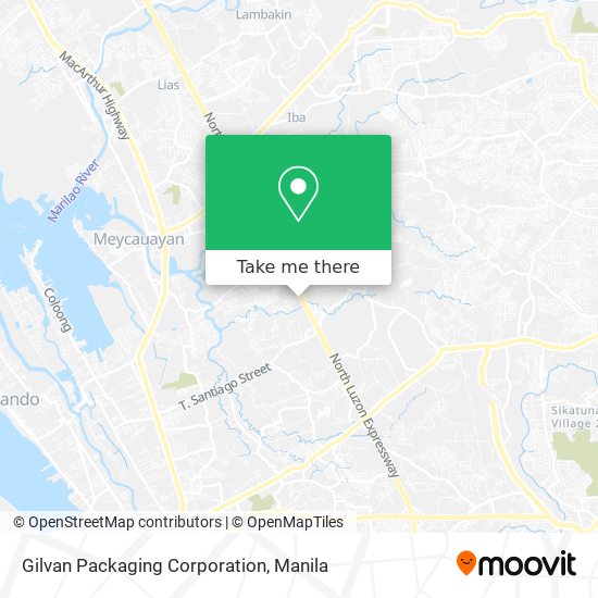 Gilvan Packaging Corporation map