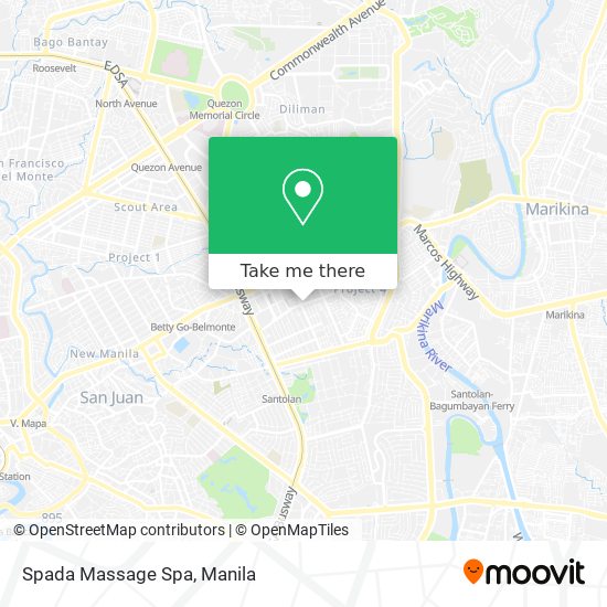 Spada Massage Spa map