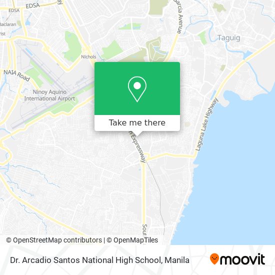 Dr. Arcadio Santos National High School map