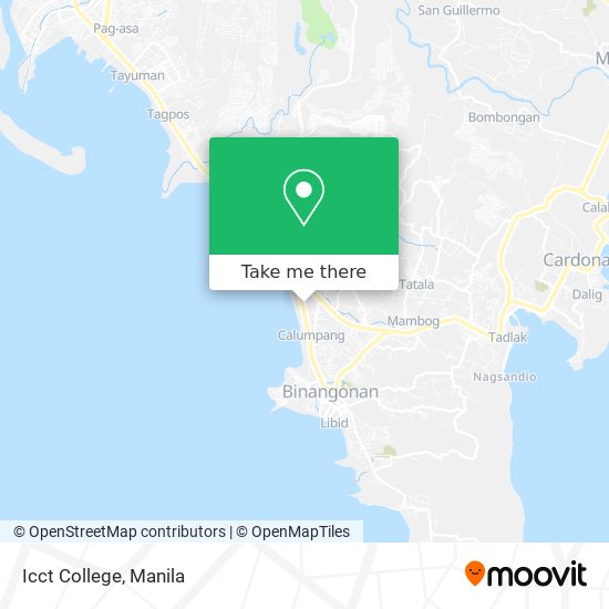 Icct College map