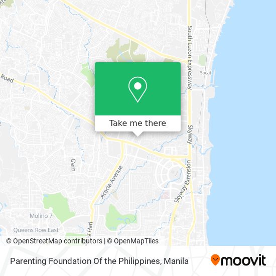 Parenting Foundation Of the Philippines map