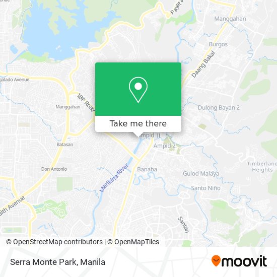 Serra Monte Park map