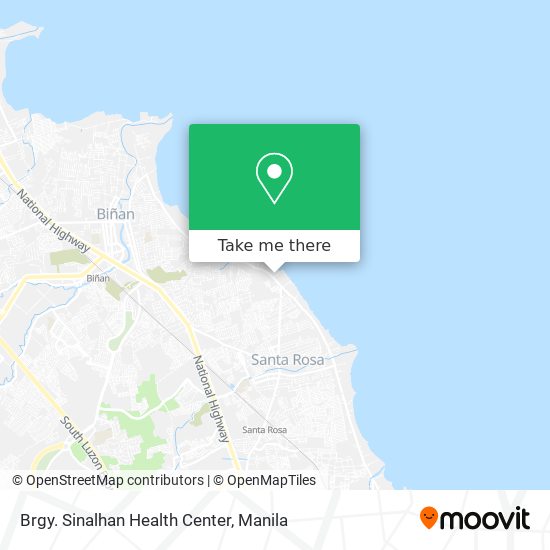 Brgy. Sinalhan Health Center map