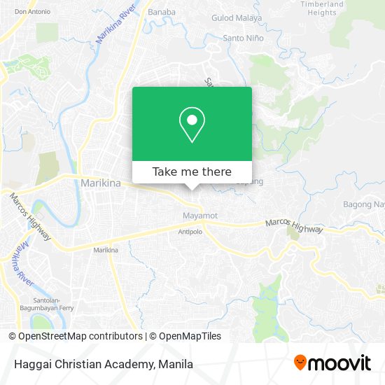 Haggai Christian Academy map