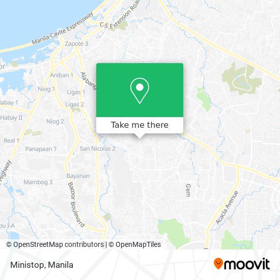 Ministop map