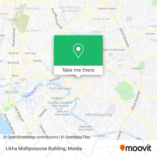 Likha Multipurpose Building map