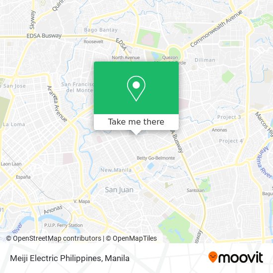 Meiji Electric Philippines map