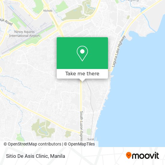 Sitio De Asis Clinic map