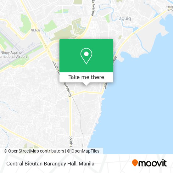 Central Bicutan Barangay Hall map