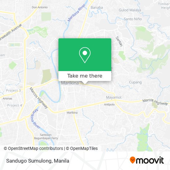 Sandugo Sumulong map