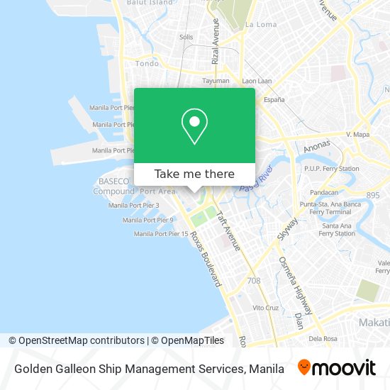 Golden Galleon Ship Management Services map