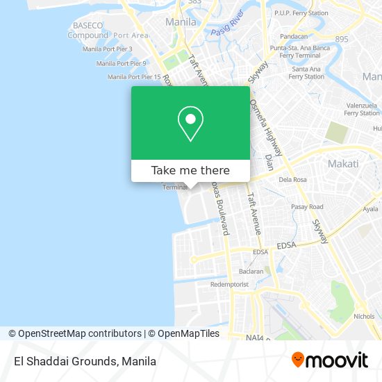 El Shaddai Grounds map