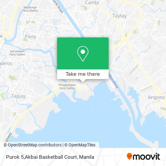 Purok 5,Akbai Basketball Court map