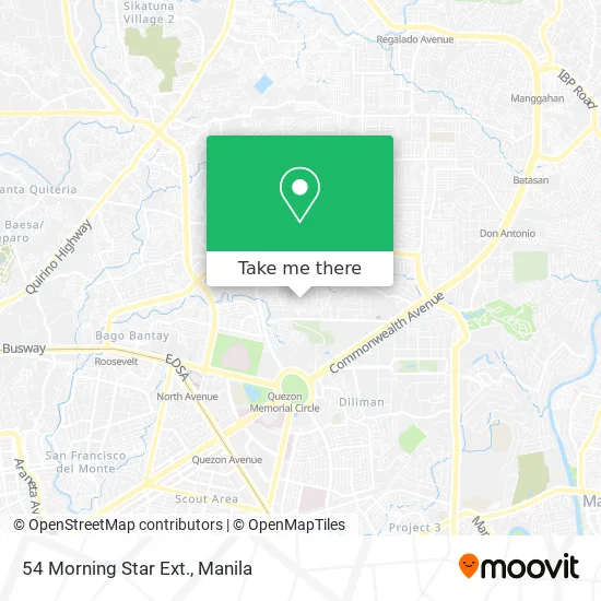 54 Morning Star Ext. map