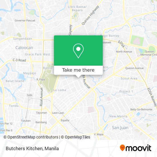 Butchers Kitchen map