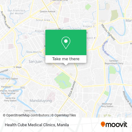 Health Cube Medical Clinics map