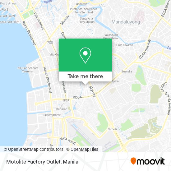 Motolite Factory Outlet map
