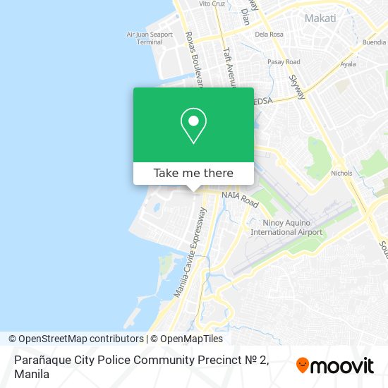 Parañaque City Police Community Precinct № 2 map