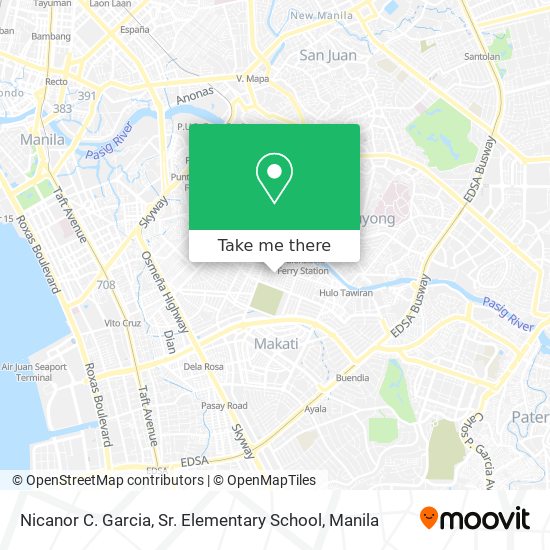 Nicanor C. Garcia, Sr. Elementary School map