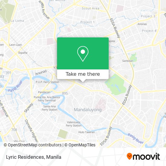 Lyric Residences map