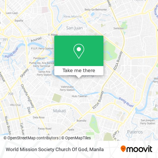 World Mission Society Church Of God map