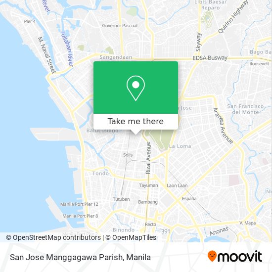 San Jose Manggagawa Parish map