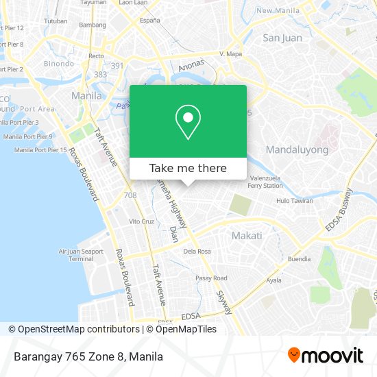 Barangay 765 Zone 8 map