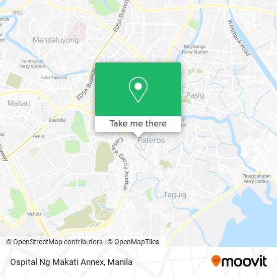Ospital Ng Makati Annex map