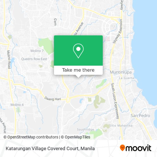 Katarungan Village Covered Court map
