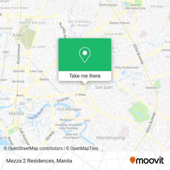 Mezza 2 Residences map