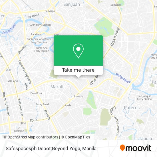 Safespacesph Depot;Beyond Yoga map